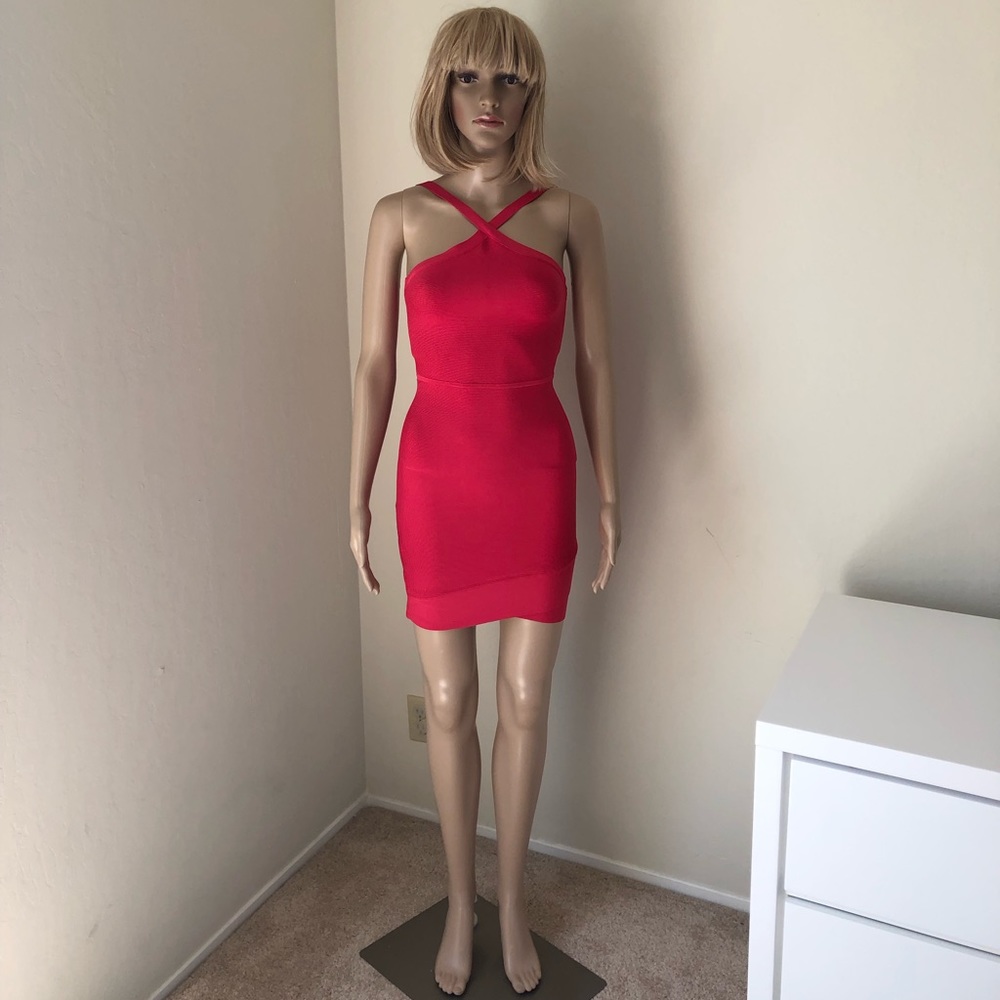 Brand New! BCBG Off-The-Shoulder Crisscross Dress